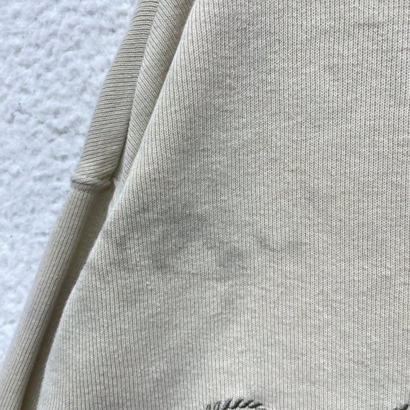 Y2K Vintage Southpole Sweater Mens XL Tan Beige Rib Knit Logo Skater Grunge - Picture 6 of 16